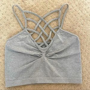 Gray Bloomingdale’s Bralette Top